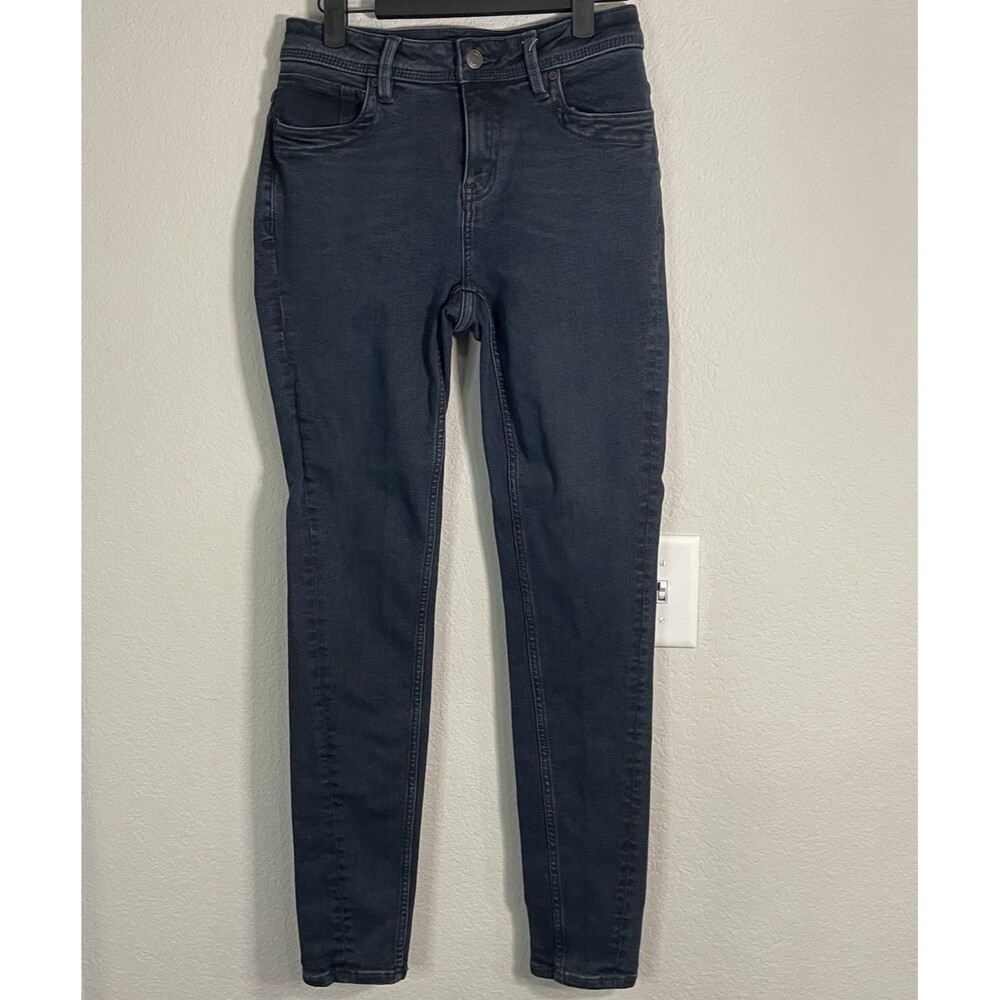 Prana Soma Skinny Jeans Size 6/28 Dark Wash Denim Organic Cotton Sustainable